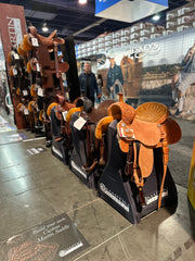 Classic, clean and customized portable saddle stand covers
