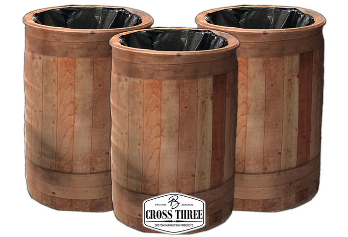 Barrel Cover | Open Top | Tent Weight Cover or Garbage Can Cover